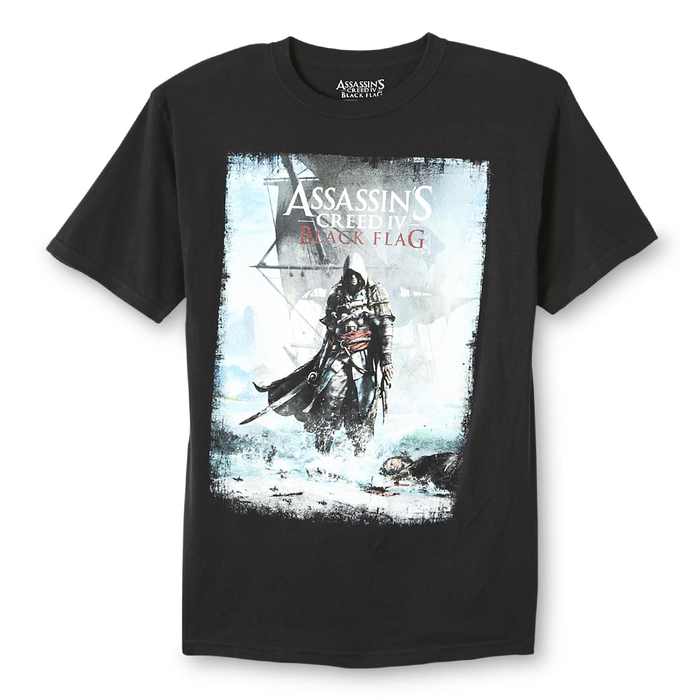 Assassin's Creed - Camiseta-  Black Flag - Hombre