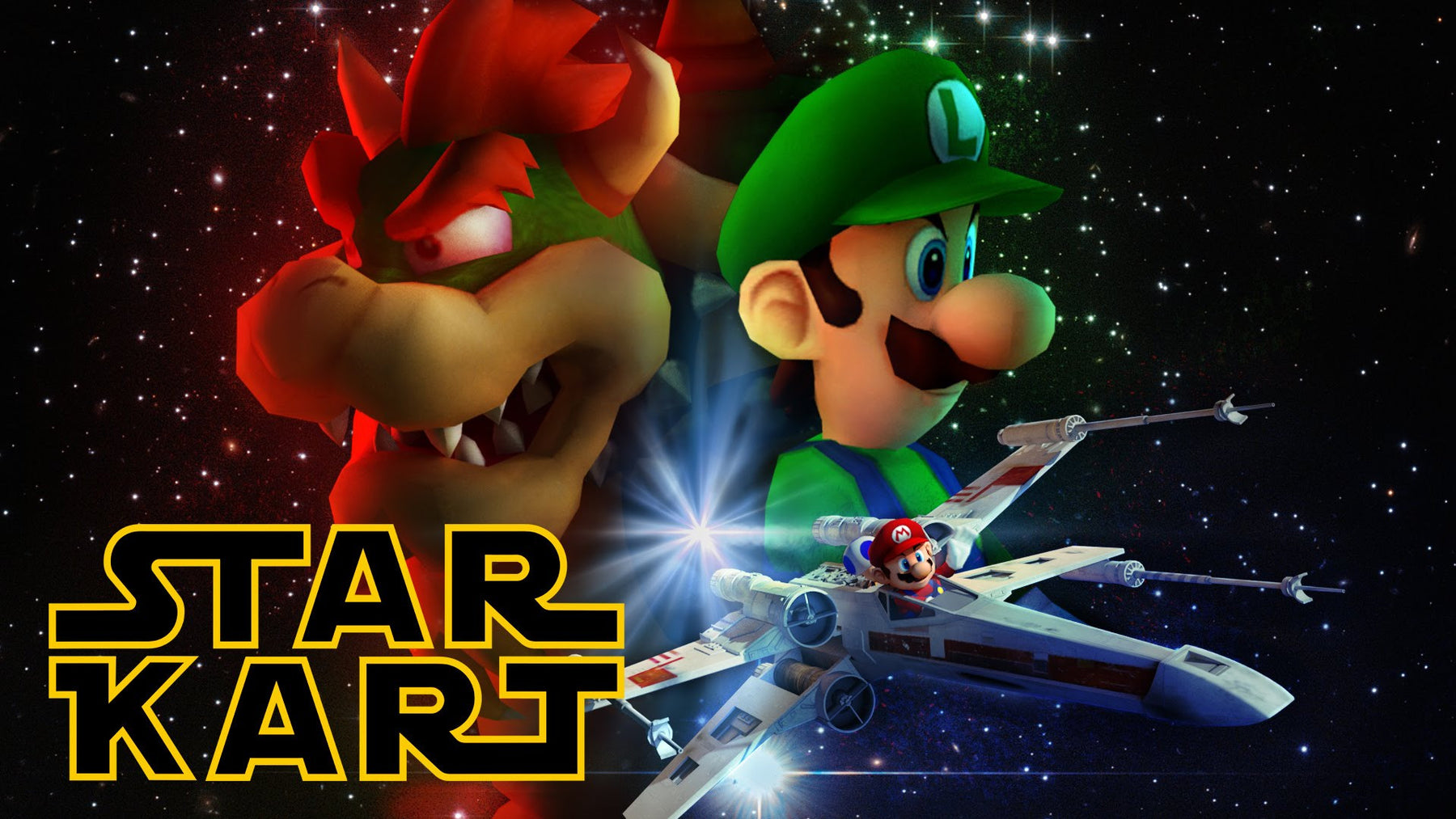 VIDEO | No te puedes perder esto: Star Wars vs Mario Kart