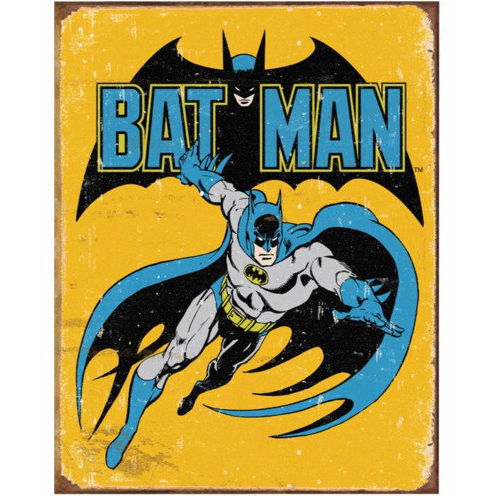 DC Comics - Poster Metálico - Batman Retro
