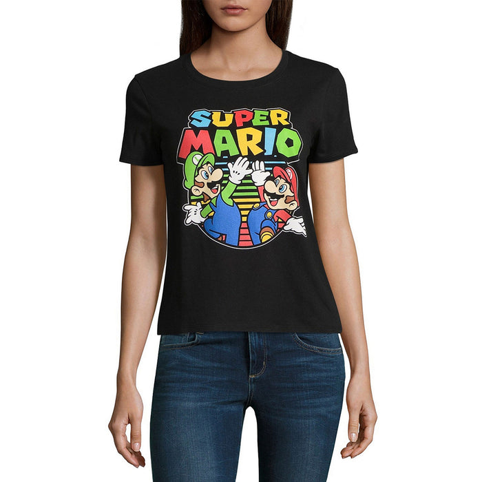Super Mario - Camiseta - Bros - Mujer