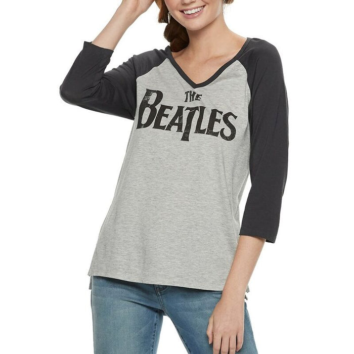 The Beatles - Camiseta - Logo - Mujer