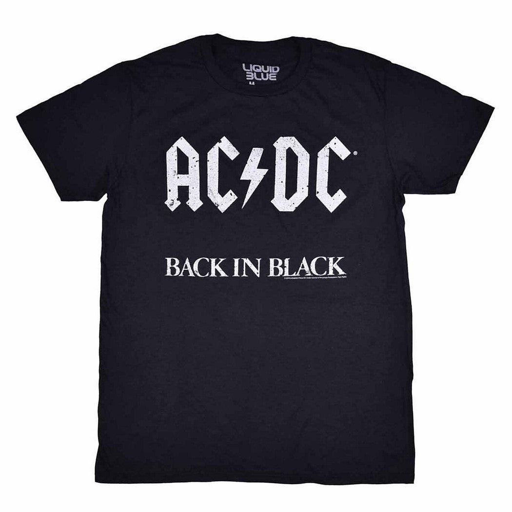 Acdc Back - Camiseta Para Hombre, Talla S, Color Negro