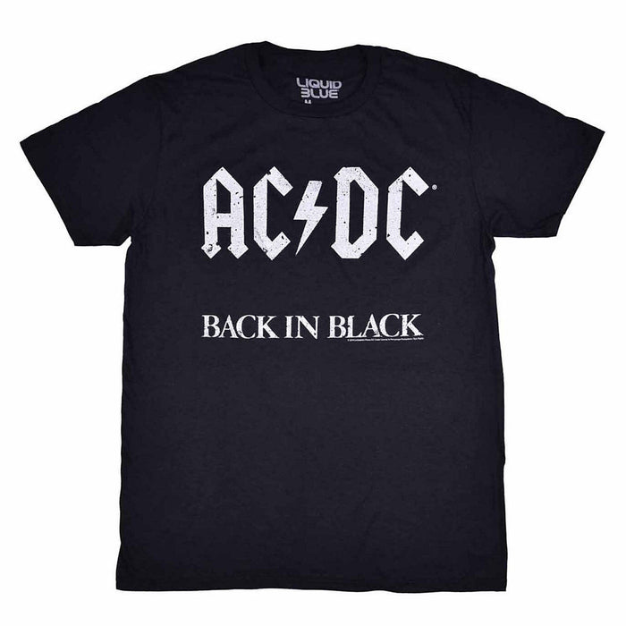 AC/DC - Camiseta Back in Black – Hombre