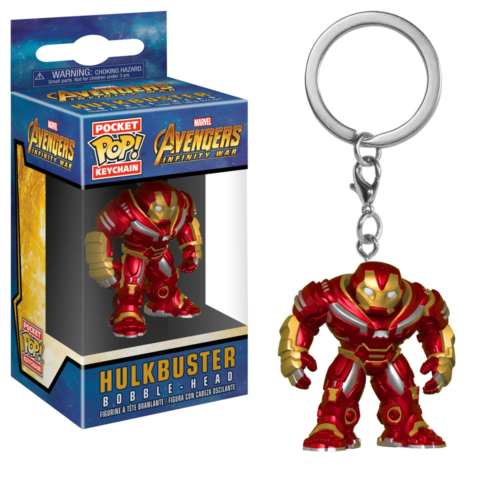 Avengers Infinity War Funko Pop Llavero Hulkbuster — DESCUYDADO