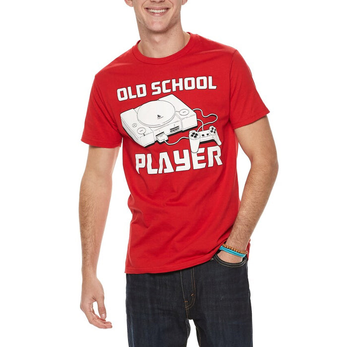 Playstation - Camiseta - Old School Player - Hombre